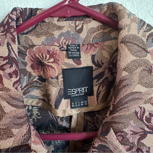 Esprit vintage floral midi tapestry jacket - Picture 2 of 5